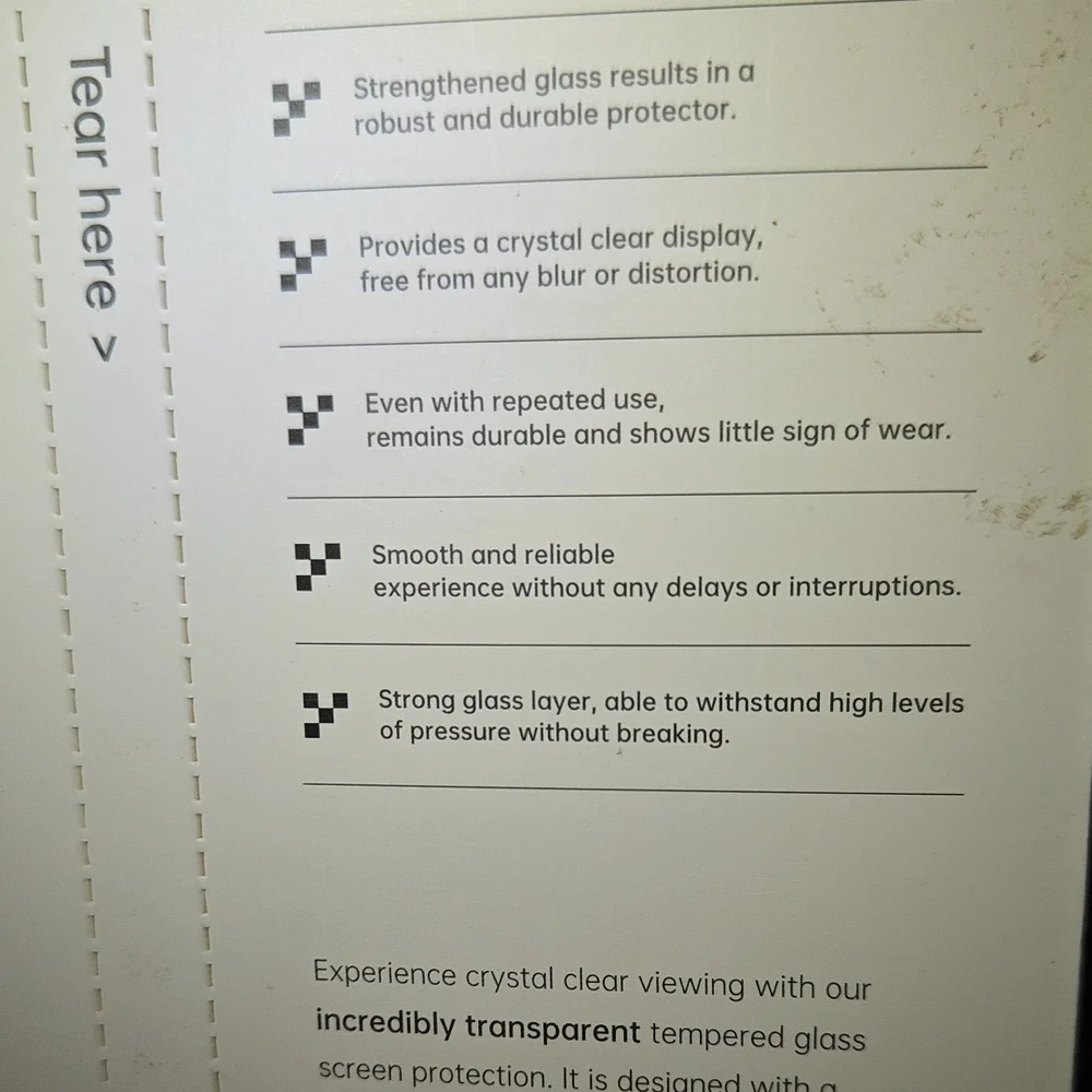 NWT Dumosong Tempered Glass screen protector - IPhone 14 Pro Max